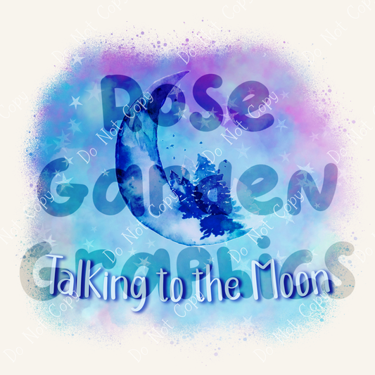 Cotton Candy Moons "Talking to the Moon" PNG