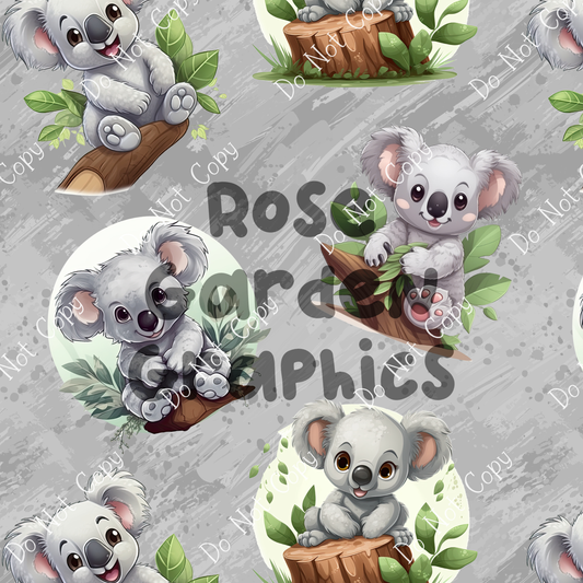 Cute Koala Seamless Image