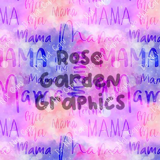 Mama Magic Pink Seamless Image