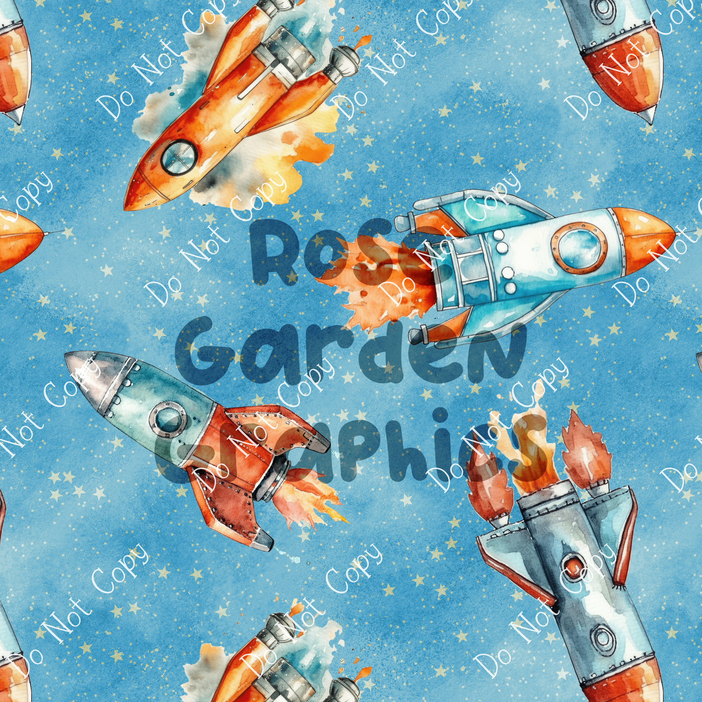 Rockets Seamless Image