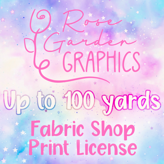 Fabric Shop License (UP to 100 Yards)
