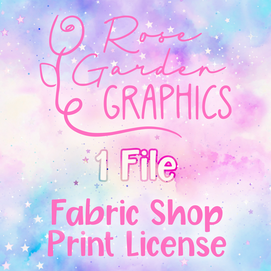 Fabric and/or Sublimation Transfer Shop License (1 File)