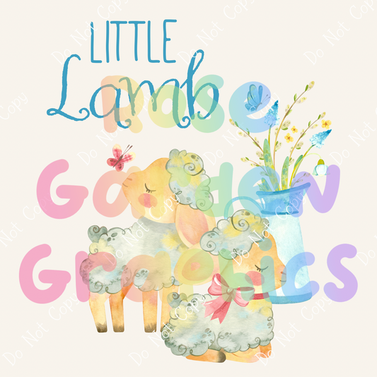 Spring Lamb "Little Lamb" PNG