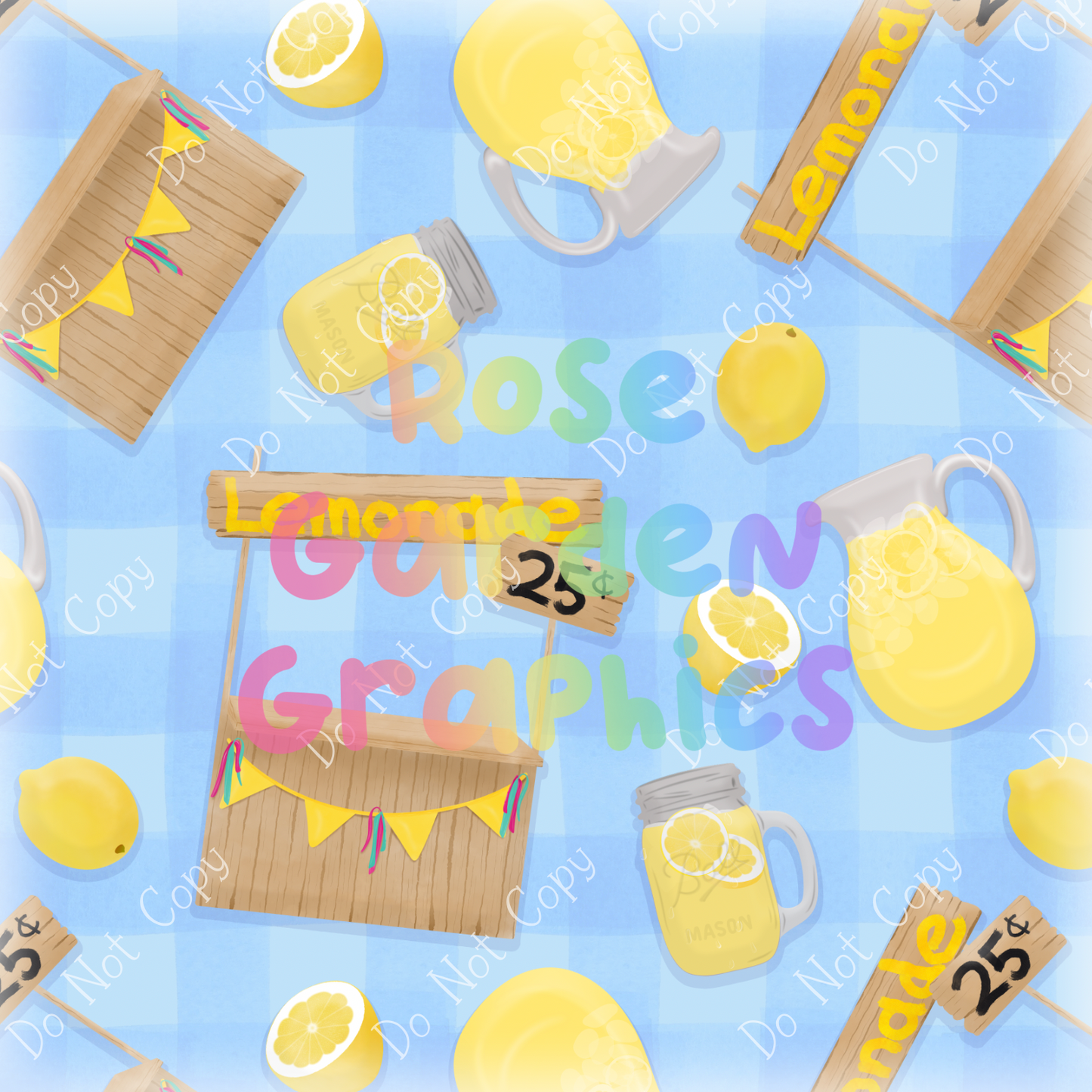 Lemonade Stand Seamless Images