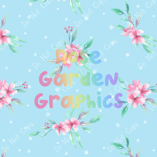 Delicate Floral Seamless Image