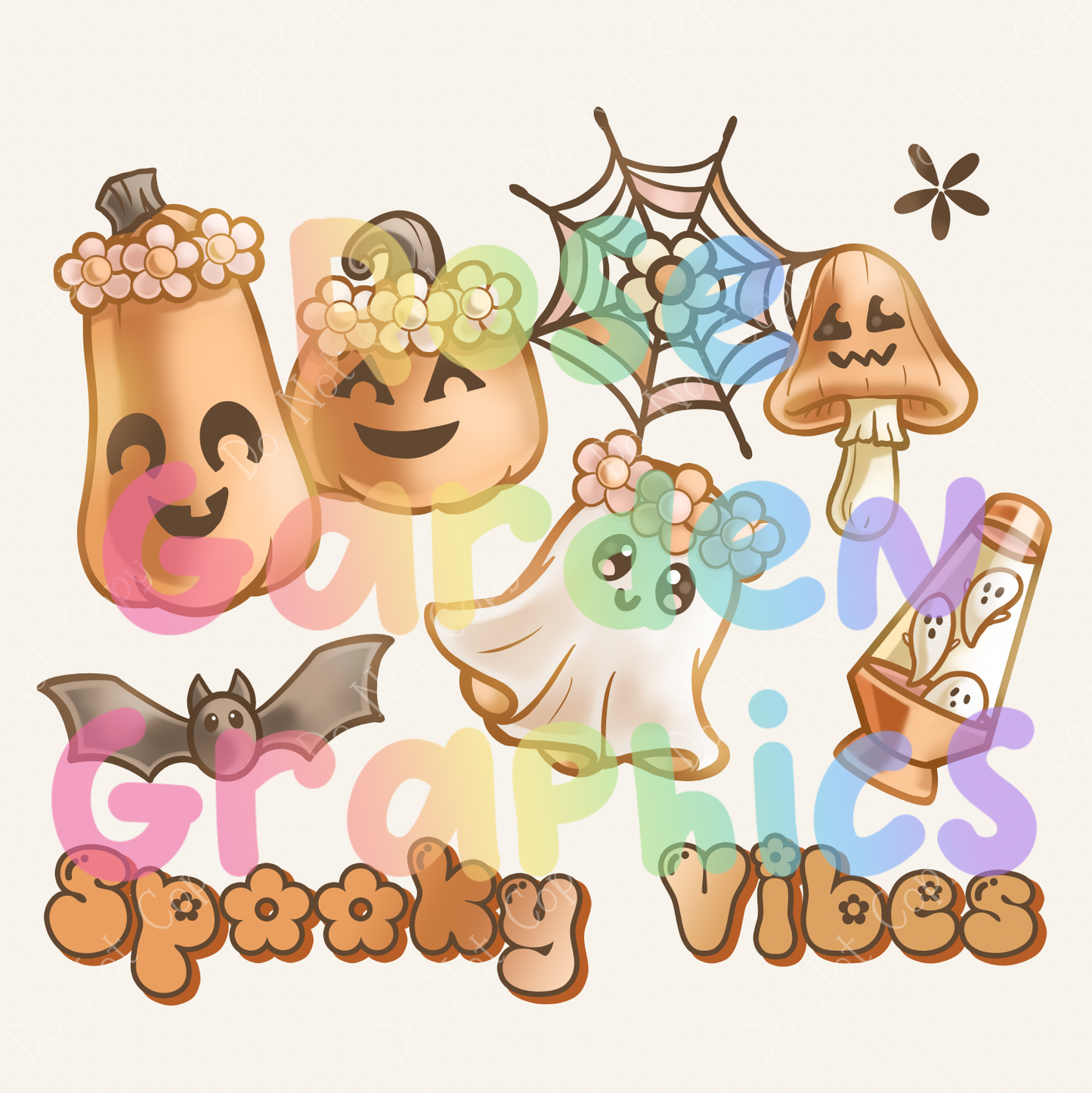 Spooky Vibes Halloween PNG