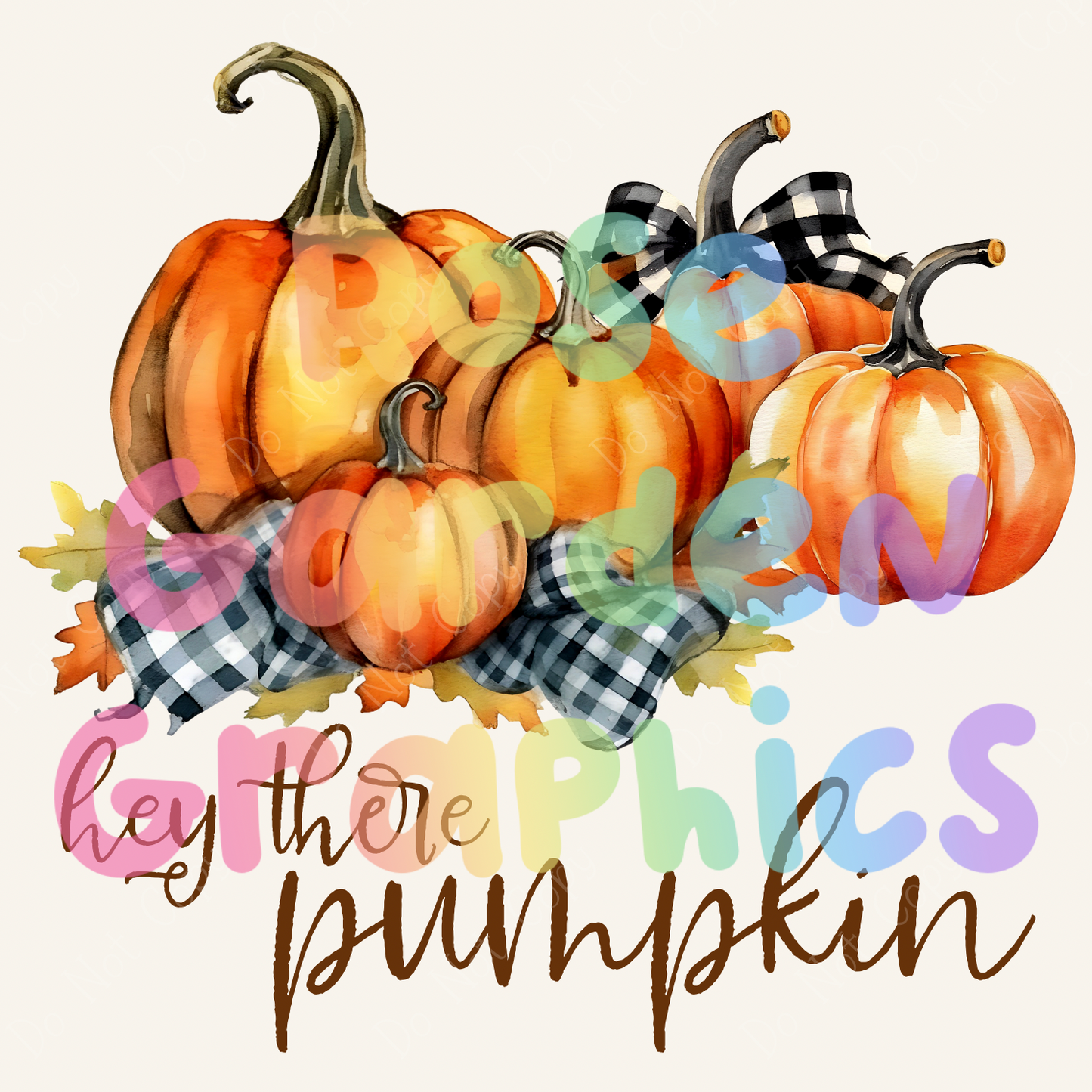 Imagen perfecta silenciada de calabazas kawaii