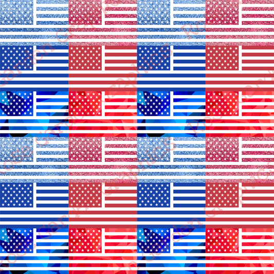 Textured Flags Seamless