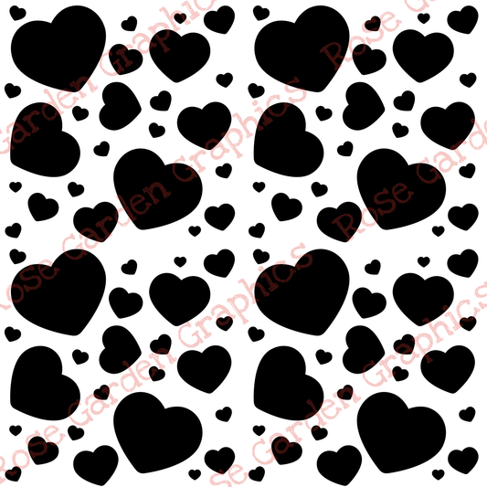 Love Cow Seamless Image