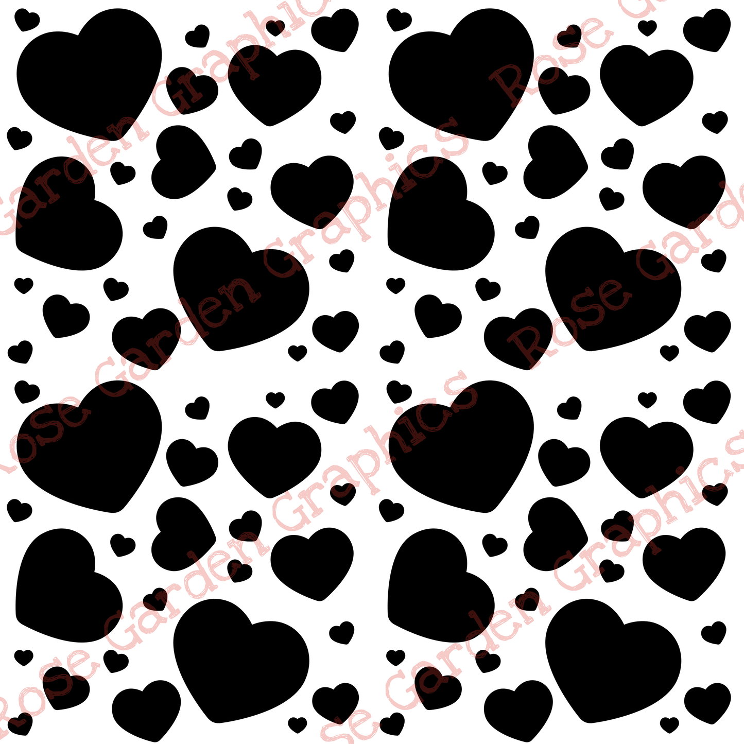 Love Cow Seamless Image