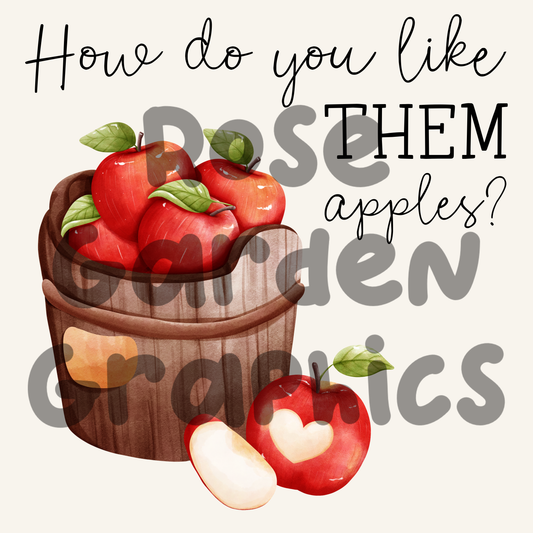 Apples "How Do You Like Them Apples?" PNG