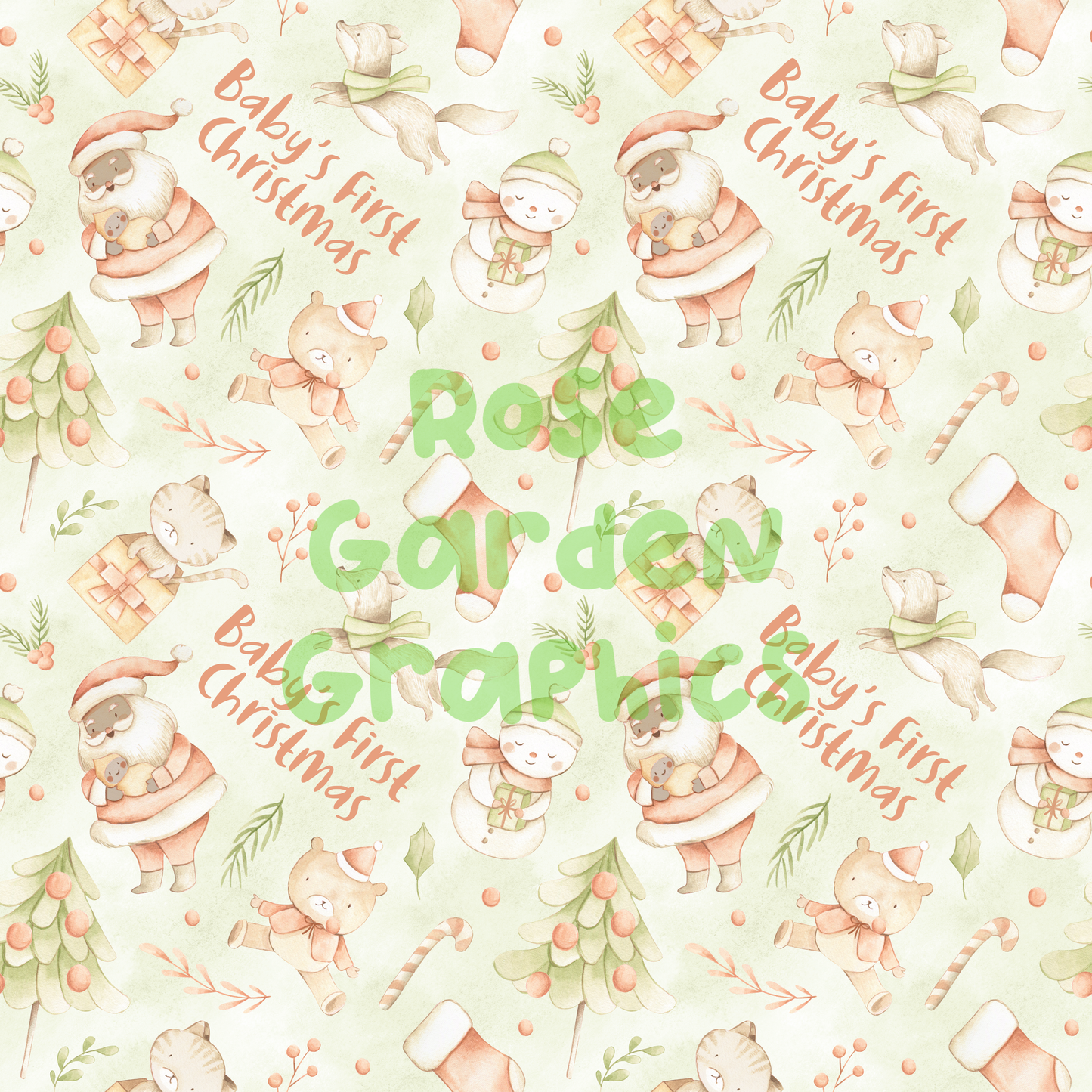 Paquete de 2 imágenes perfectas de la primera Navidad del bebé