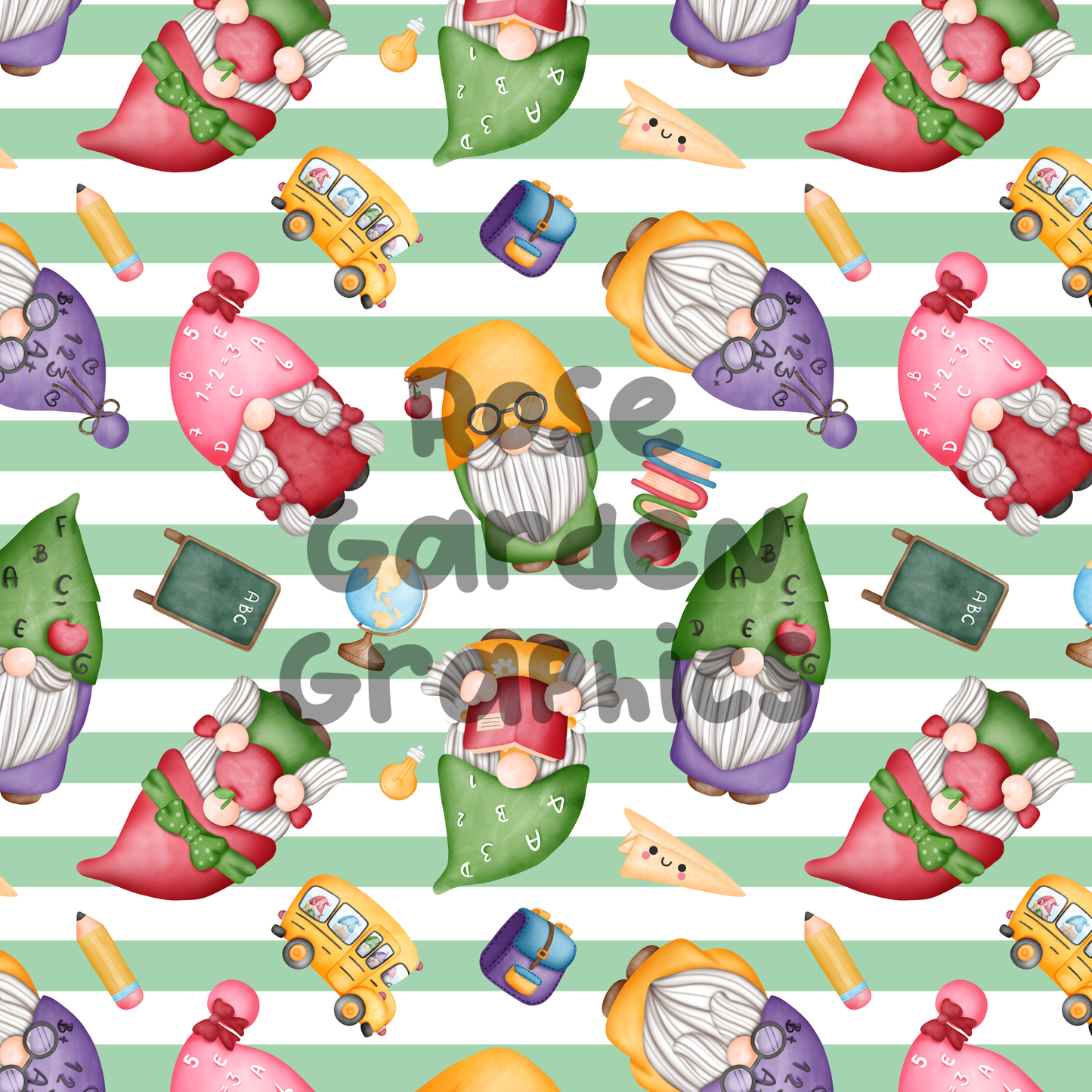 Imagen perfecta de gnomos escolares