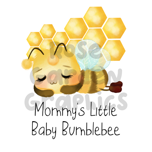 Bees "Mommy's Little Baby Bumblebee" PNG