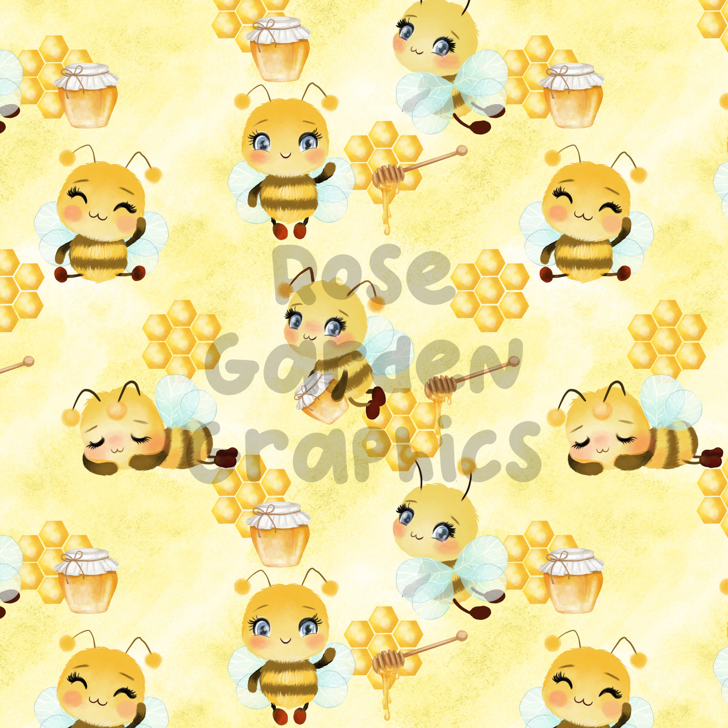 Abejas 3 Imágenes Sin Costuras