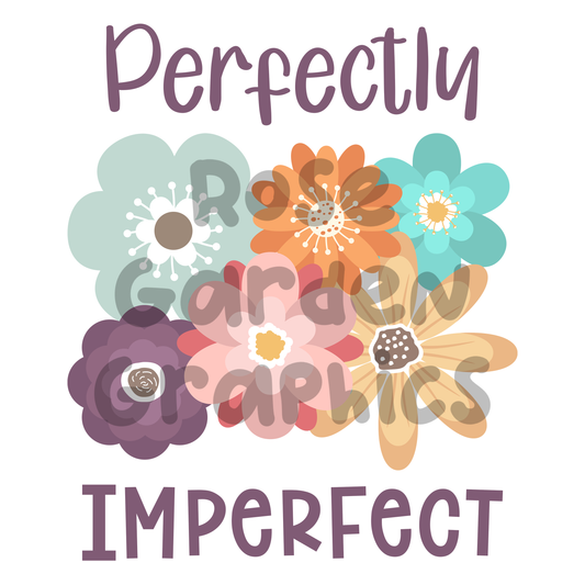 Boho Spring "Perfectly Imperfect" PNG