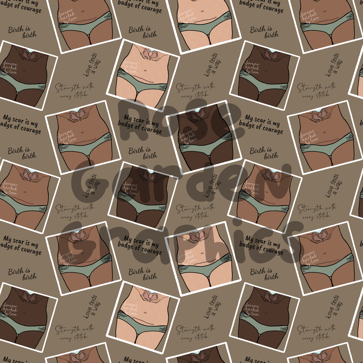 C-Section "Forever Marked by Love" Seamless Images