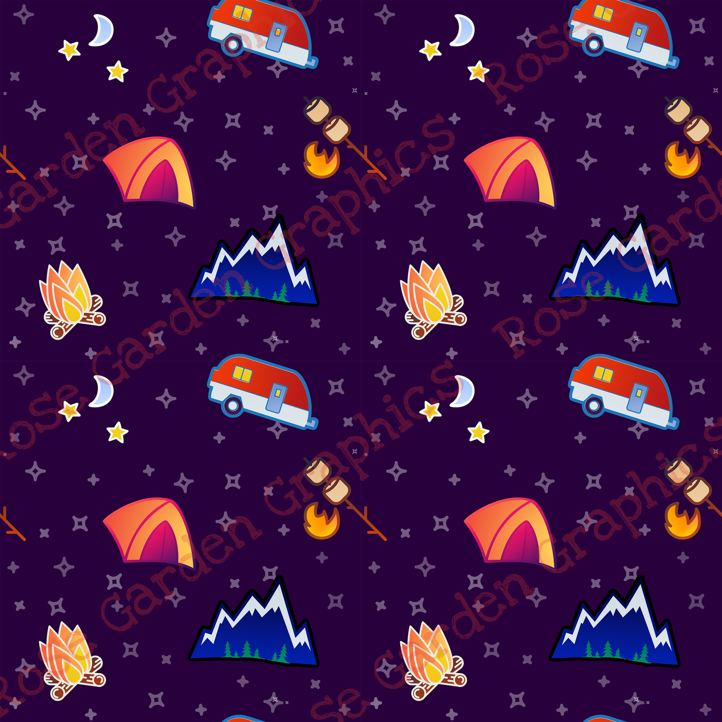 Viaje de camping imagen perfecta