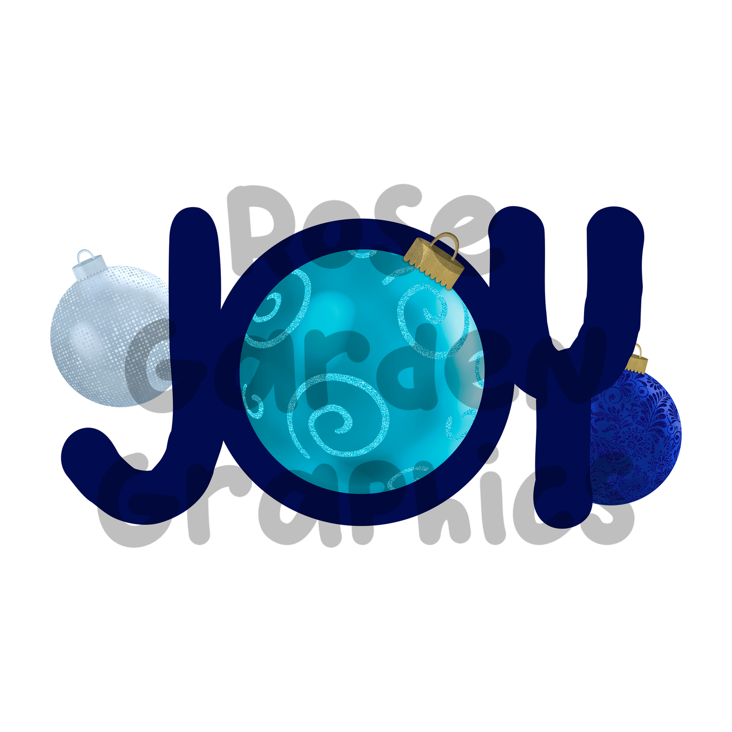 Adornos de Invierno "JOY" PNG