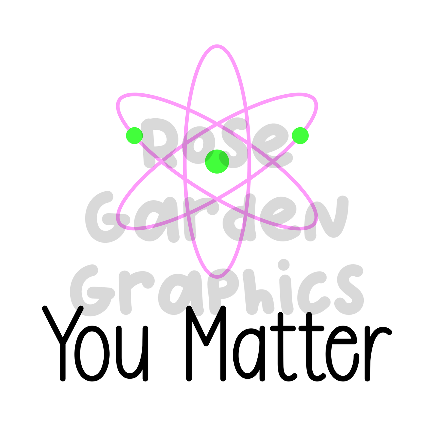 Paquete de 2 PNG de ciencia colorida "You Matter"