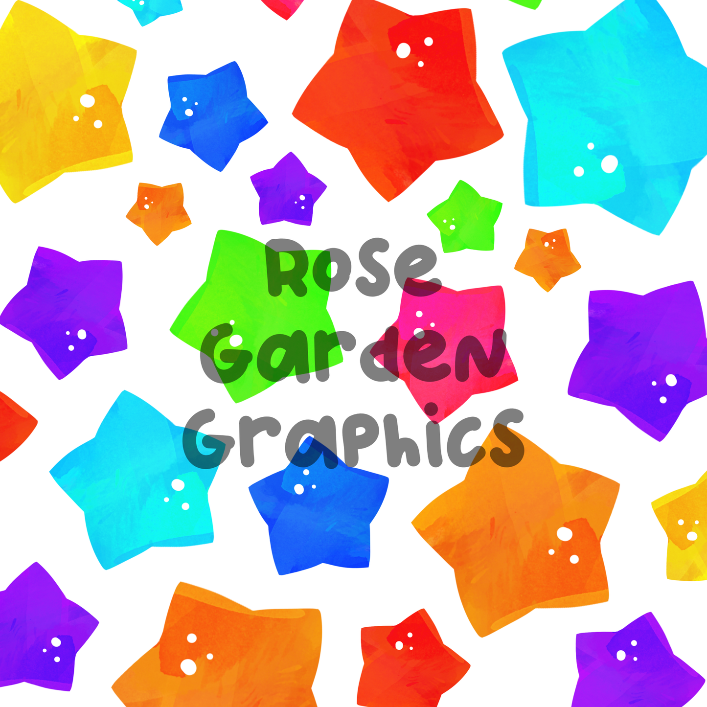Colorful Stars 2 Seamless Images
