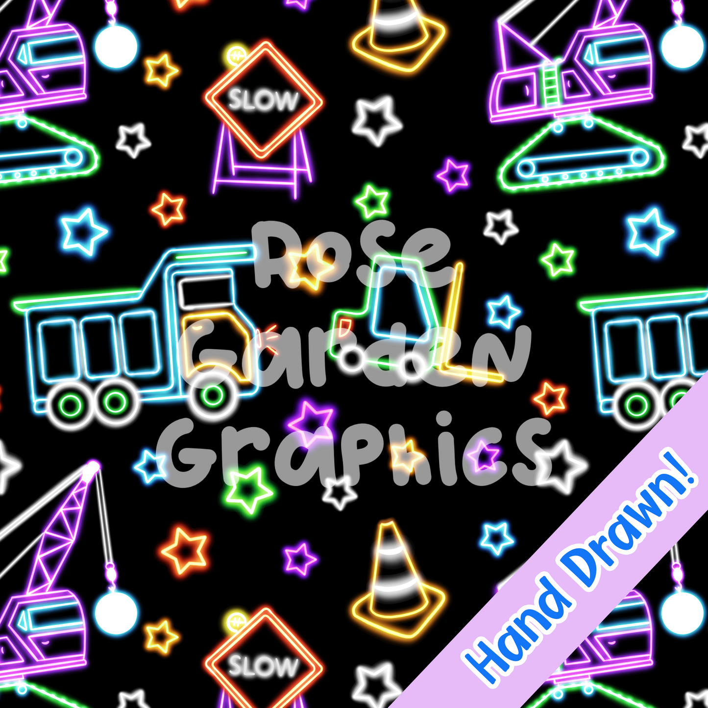 Construction Glow Seamless Image