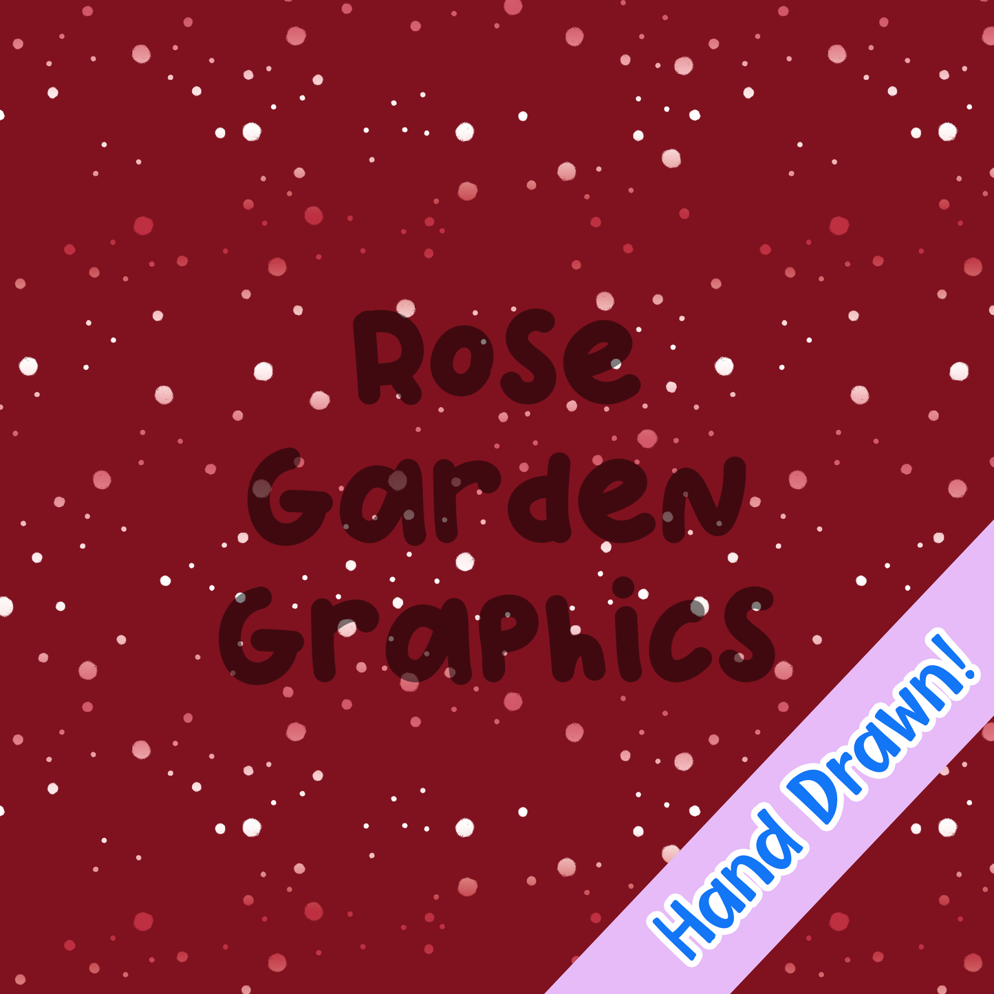 Cozy Christmas Cookies Coordinating Snow Seamless Image