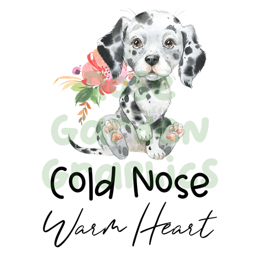 Dalmatians "Cold Nose, Warm Heart" PNG
