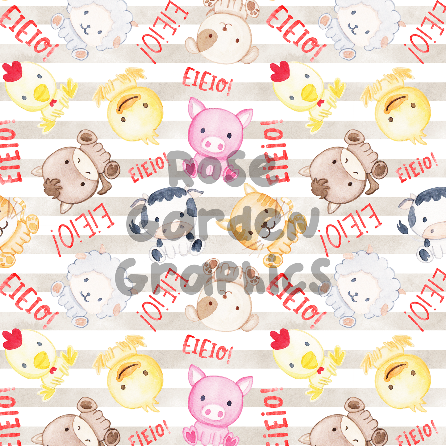 EIEIO! Imagen perfecta de animales de granja