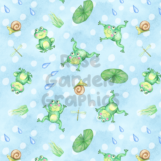 Frogs Seamless Image