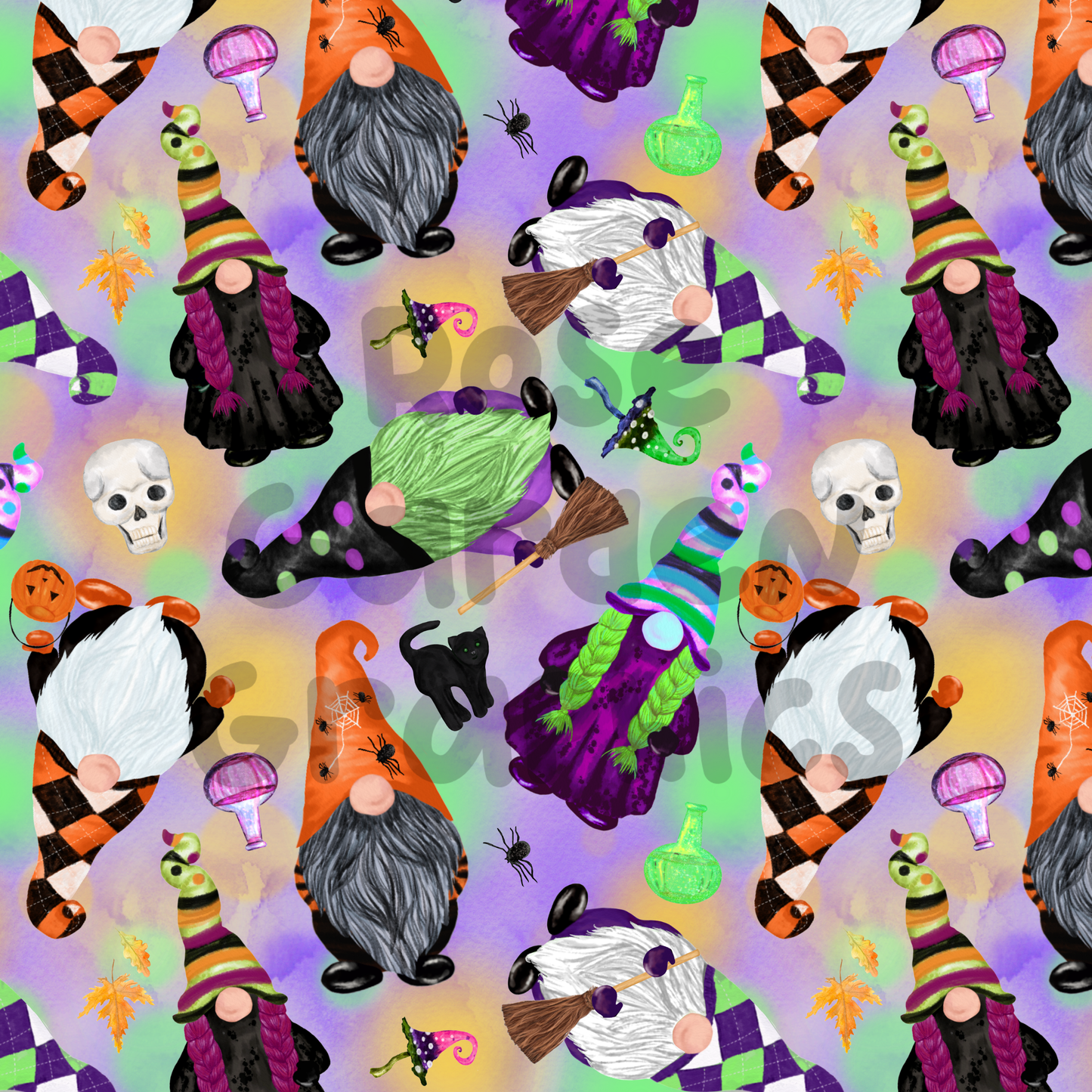 Imagen perfecta de gnomos de Halloween