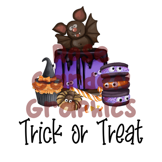 Halloween Treats "Trick or Treat" PNG