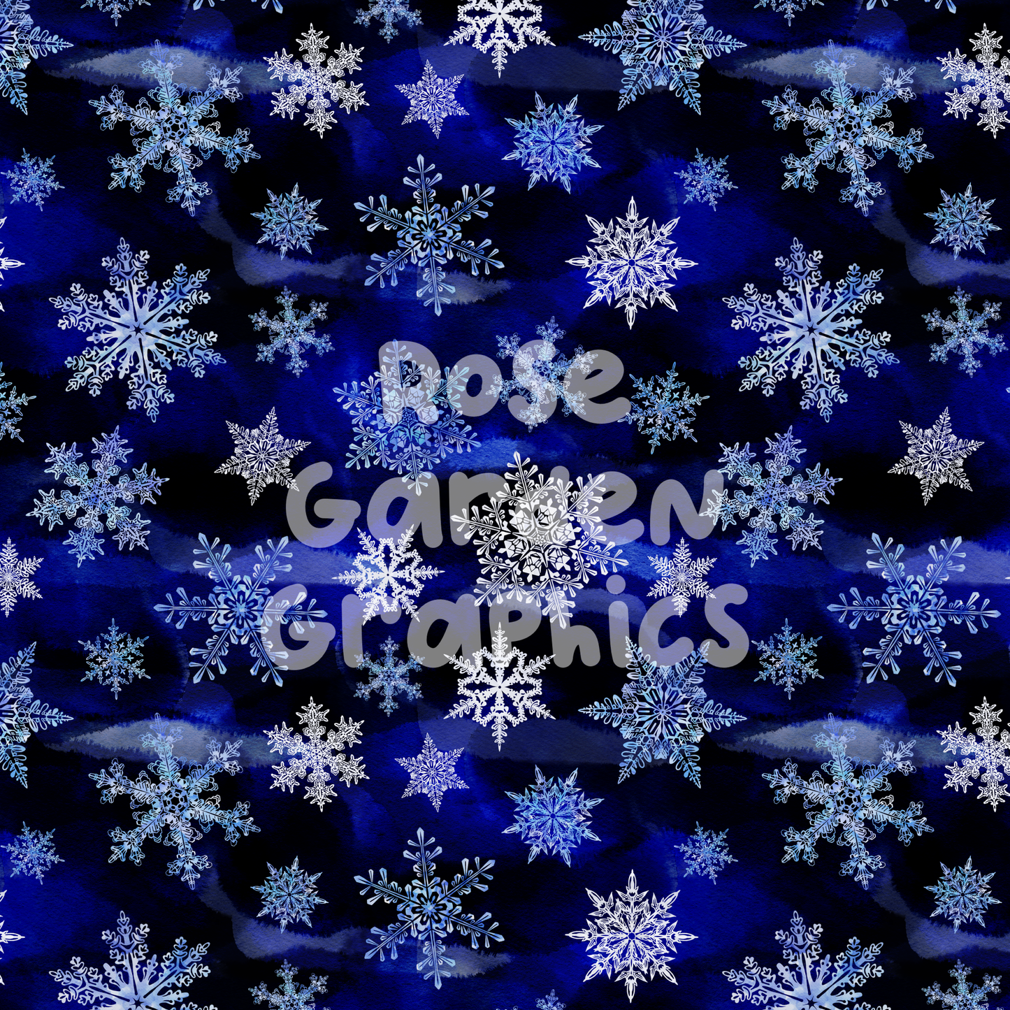 Imagen perfecta de copos de nieve helados