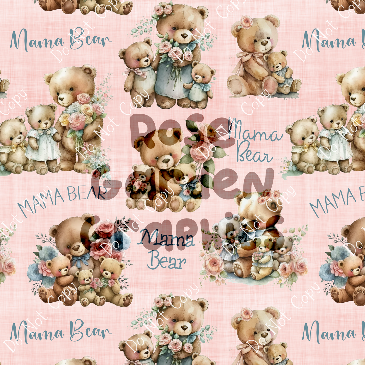 Mamá Oso Vintage Imagen Perfecta