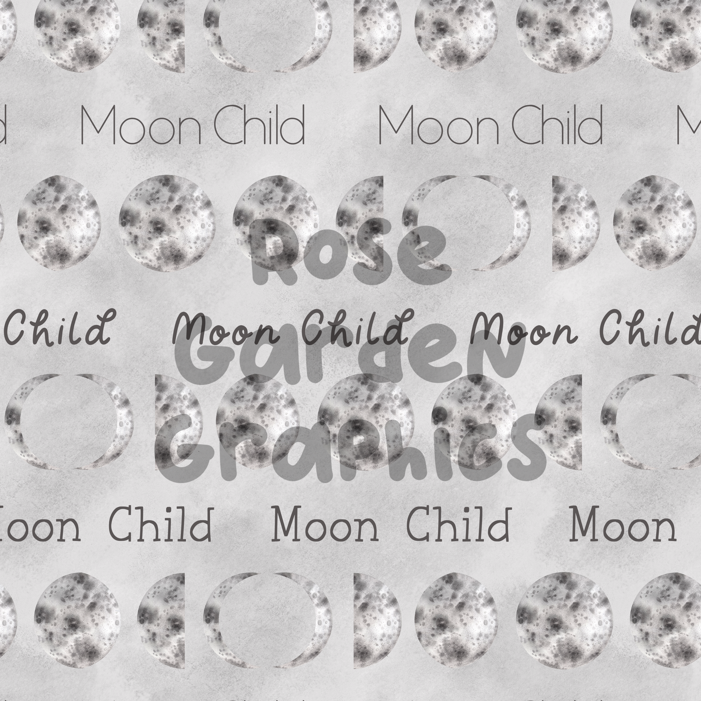 Imagen perfecta del niño luna