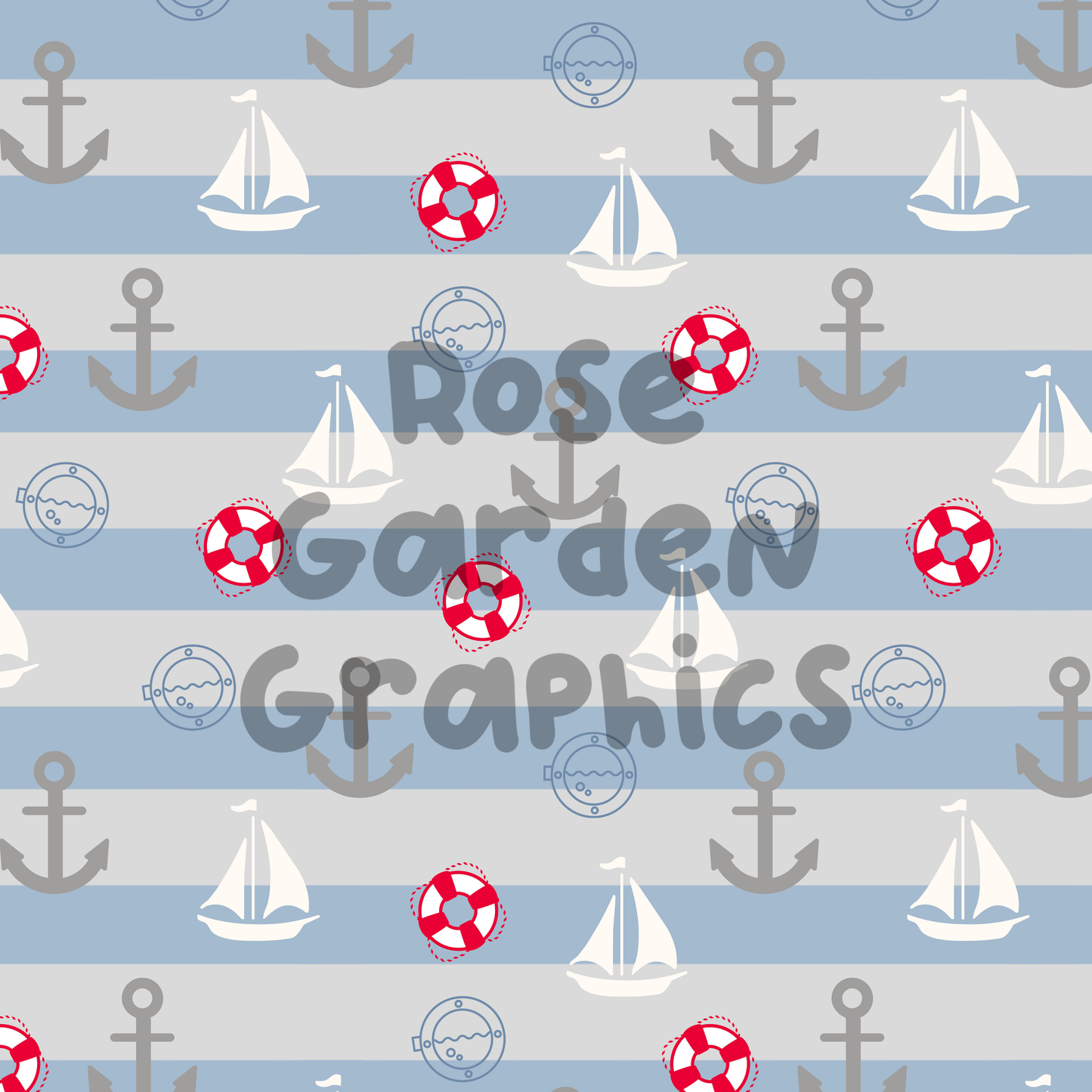 Imágenes sin costura de marinero náutico