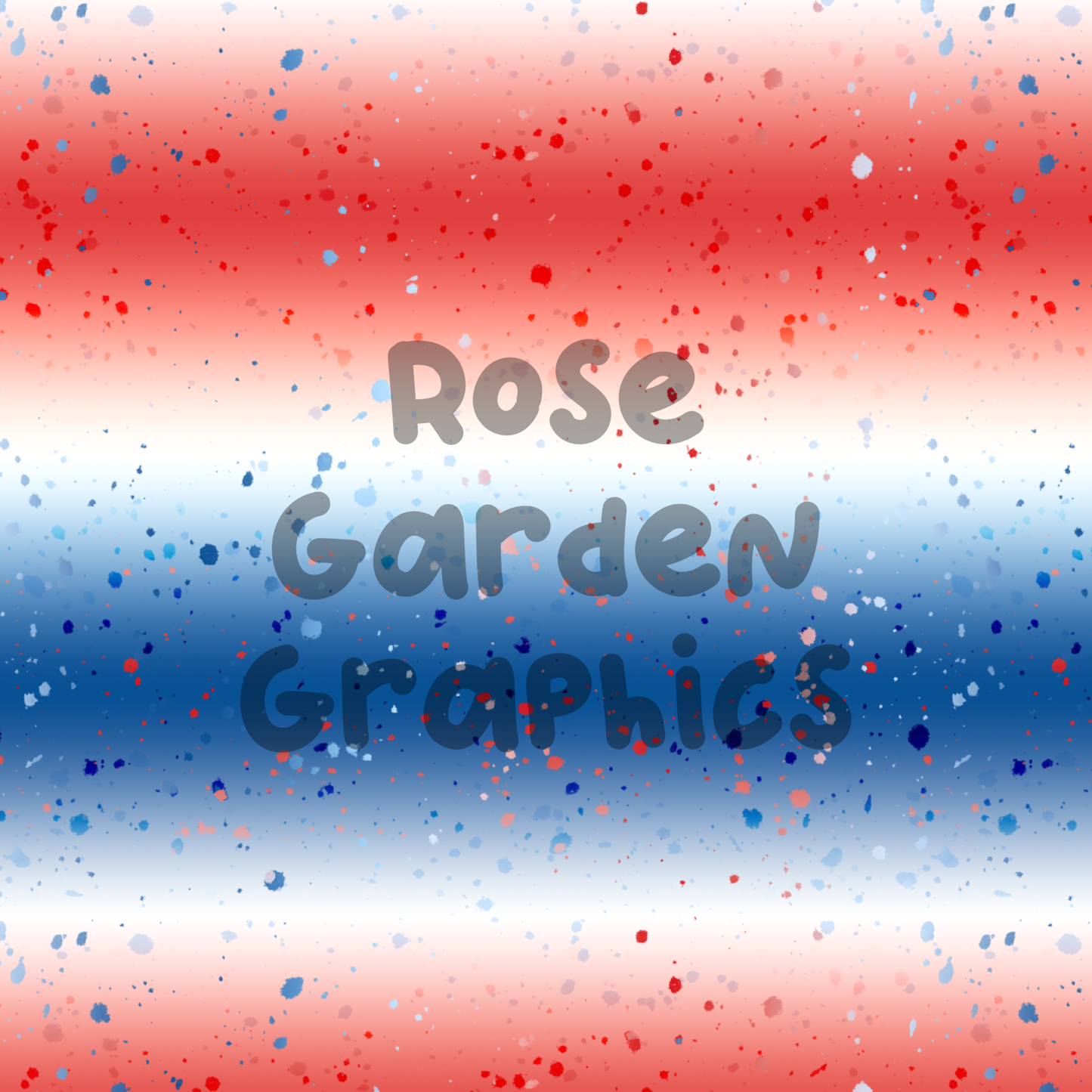 Patriotic Splatter Seamless Image