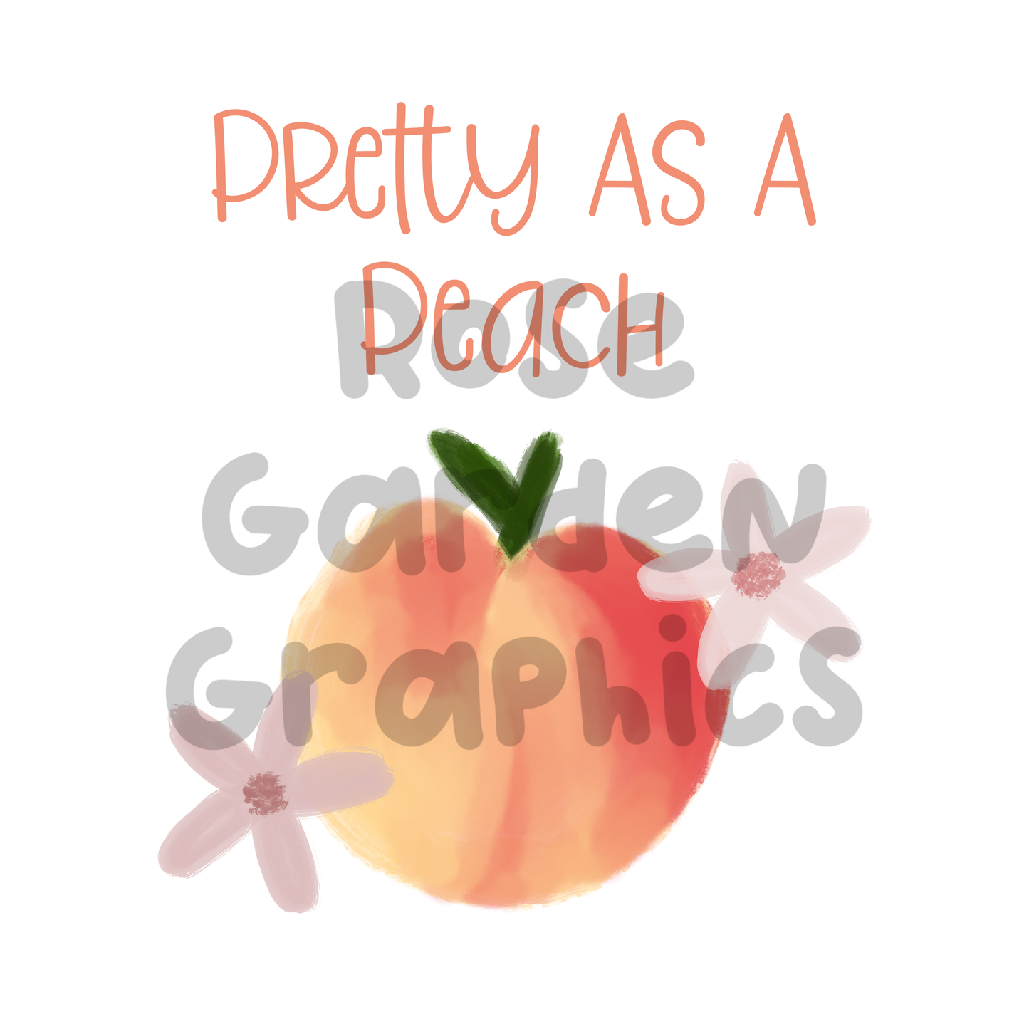Peaches "Pretty As A Peach" PNG