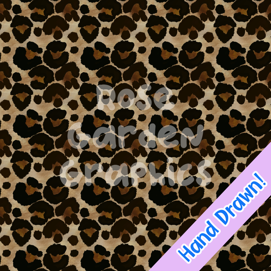 Leopard Print (Realistic) Seamless Image