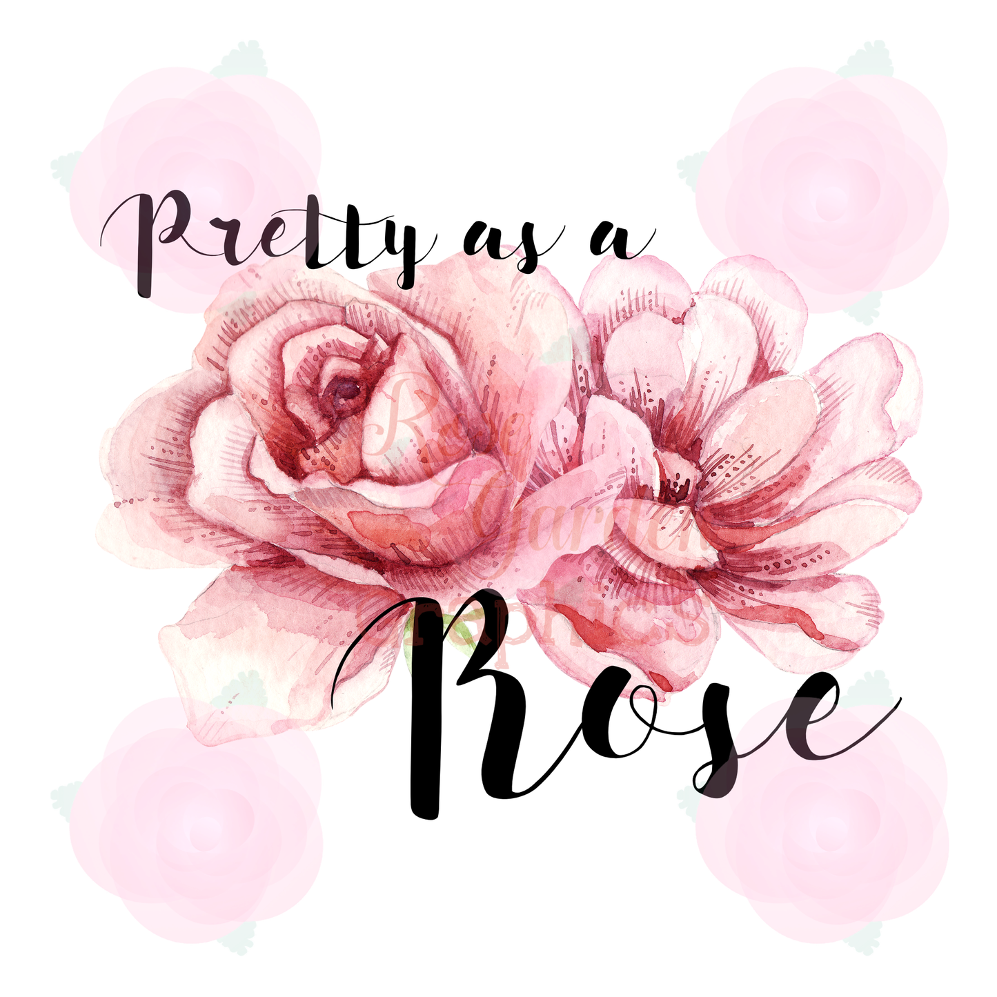 Delicate Roses "Pretty As a Rose" PNG