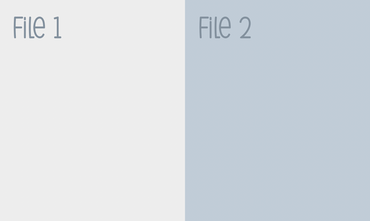 Multi-File 2-in-1 (Fat Half Split) Yard File