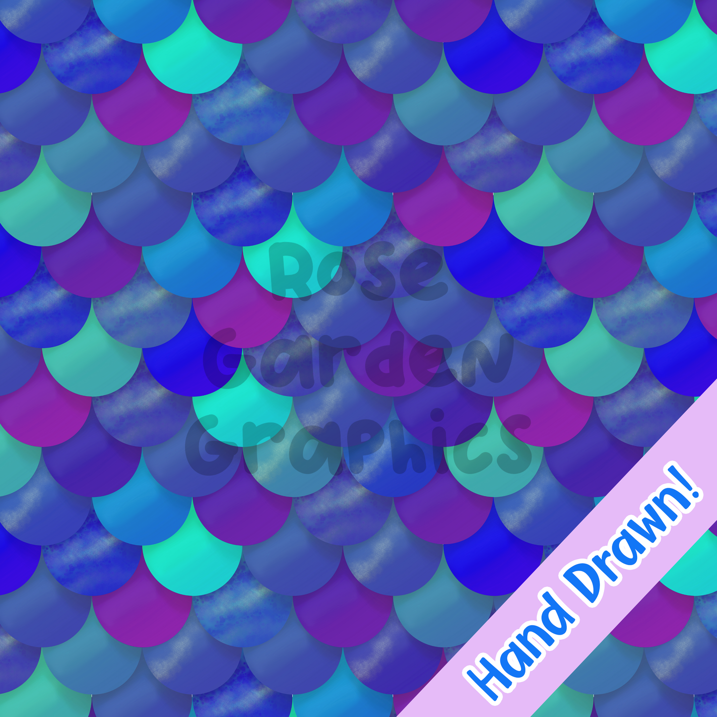 Sea Monster Scales 2 Seamless Images Bundle