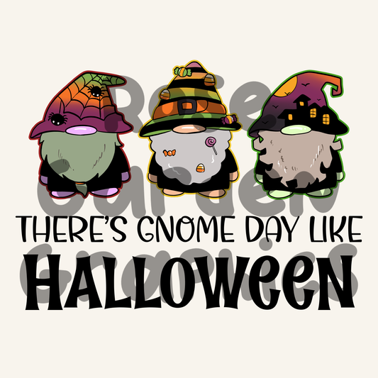 Spooky Gnomes "There's Gnome Day Like Halloween" PNG