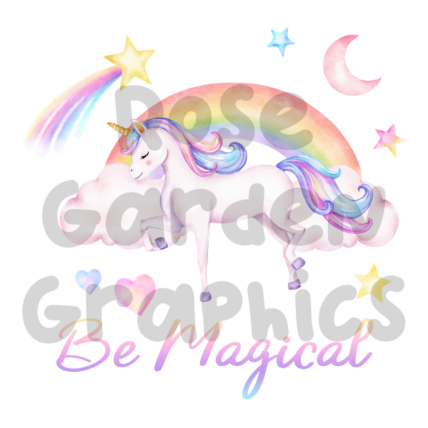 Sueños de Unicornio "Sé Mágico" PNG