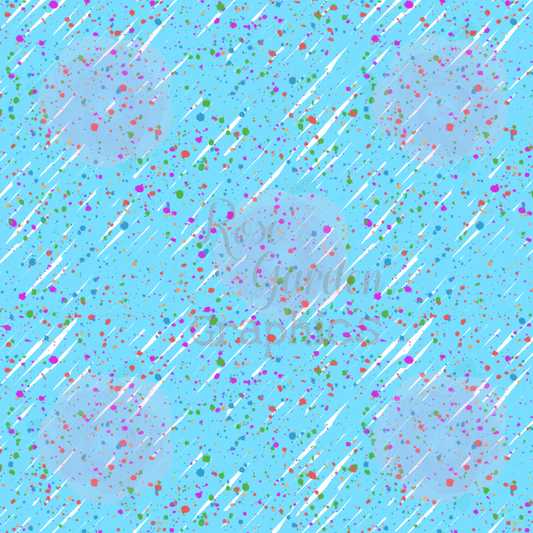 Scribble Splatter Coordinate Seamless Image