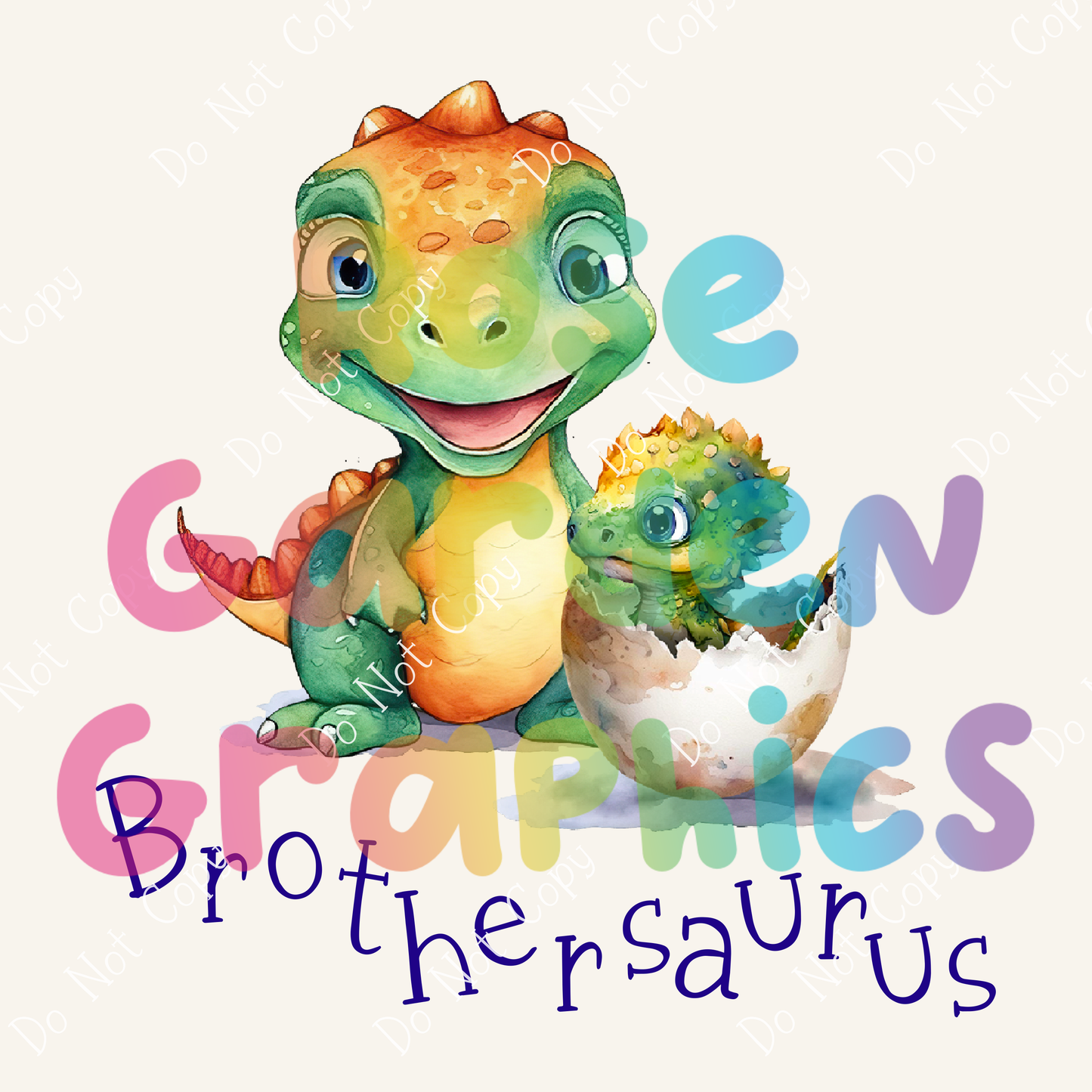 Dinosaurios grandes y pequeños "Brothersaurus" PNG