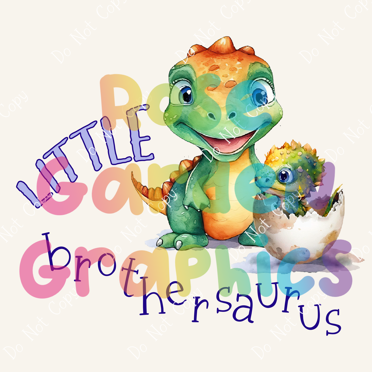 Dinosaurios grandes y pequeños "Pequeño Brothersaurus" PNG