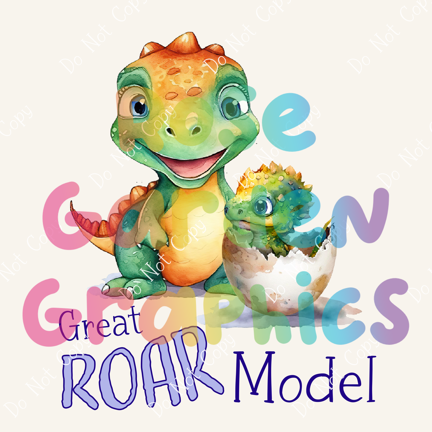 Big & Little Dinos "Great ROAR Model" PNG