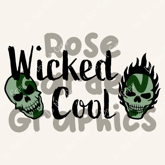 Cool Skulls "Wicked Cool" PNG