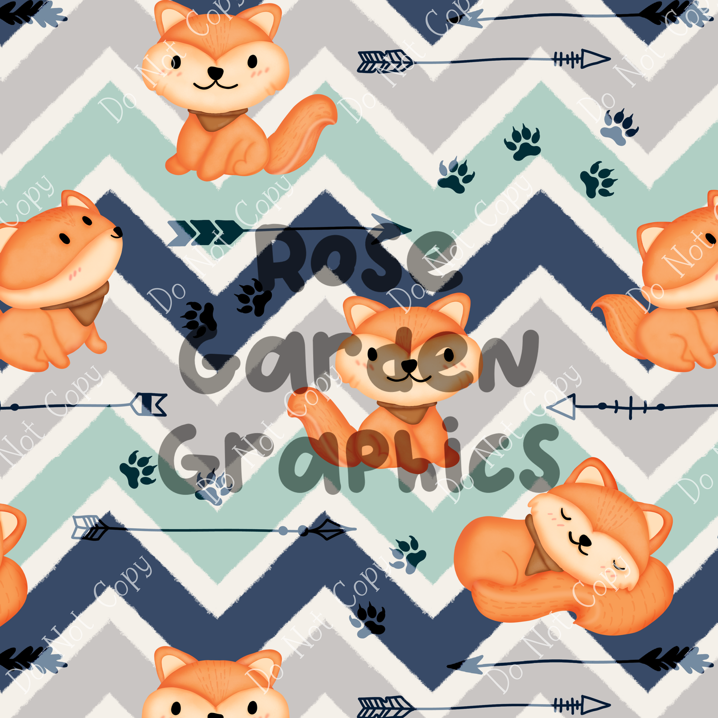 Fox Chevron Seamless Image